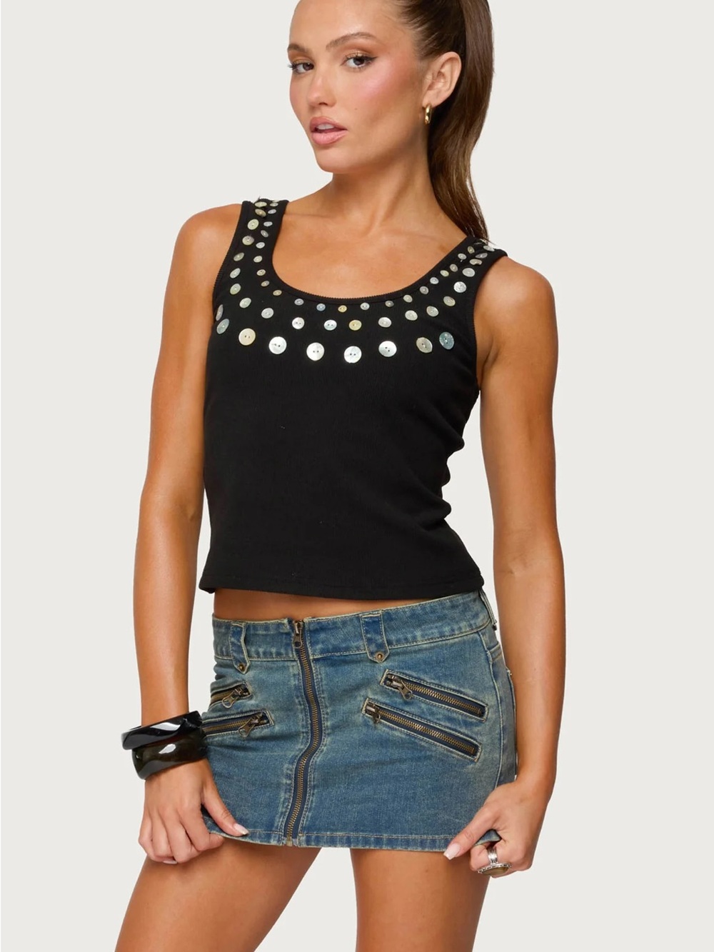 Edikted Shell Tank Top